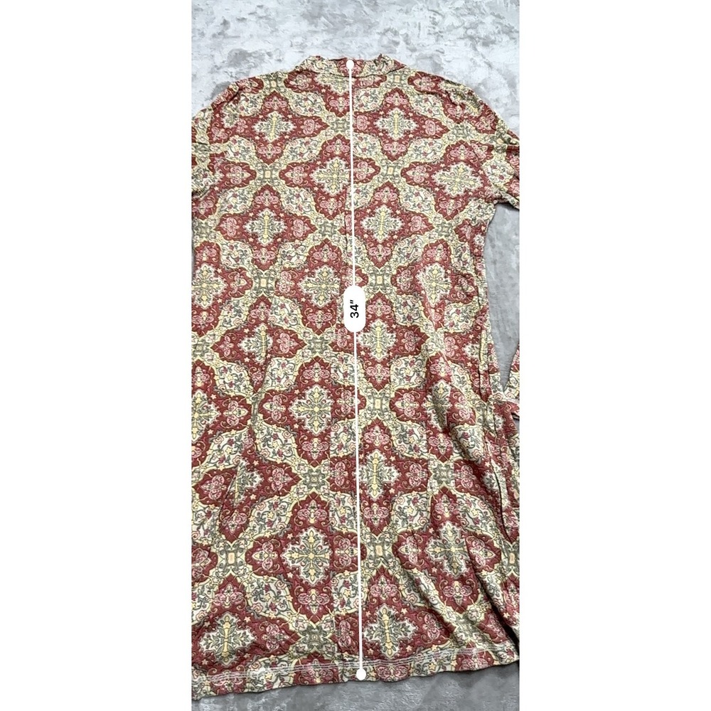 O'Neill Dress Cover Up Women's Size Large Multicolor Long Sleeve High Collar EUC - Picture 7 of 7